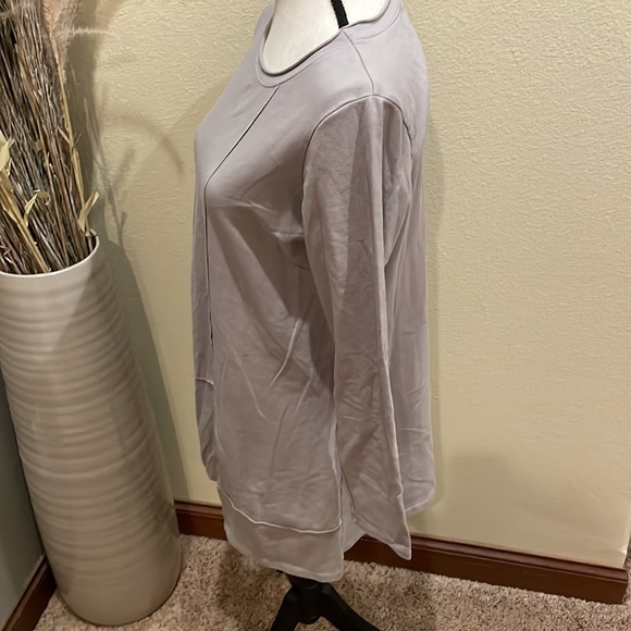 Chalet et Ceci Roma Tunic Asymmetric Drawstring Hem Front Pocket Lagenlook S - Picture 7 of 13